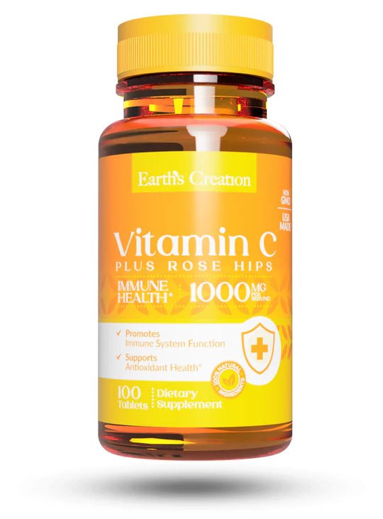 Earth's Creation Vitamin C 1000 mg with Rose Hips - BenfoComplete