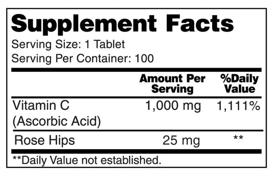 Earth's Creation Vitamin C 1000 mg with Rose Hips - BenfoComplete