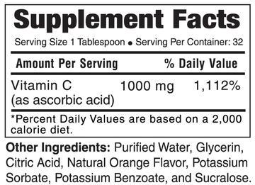 Earth's Creation Vitamin C Liquid 1000 Immune Health- 16 Ounces (Item ID: 373691545473) - BenfoComplete