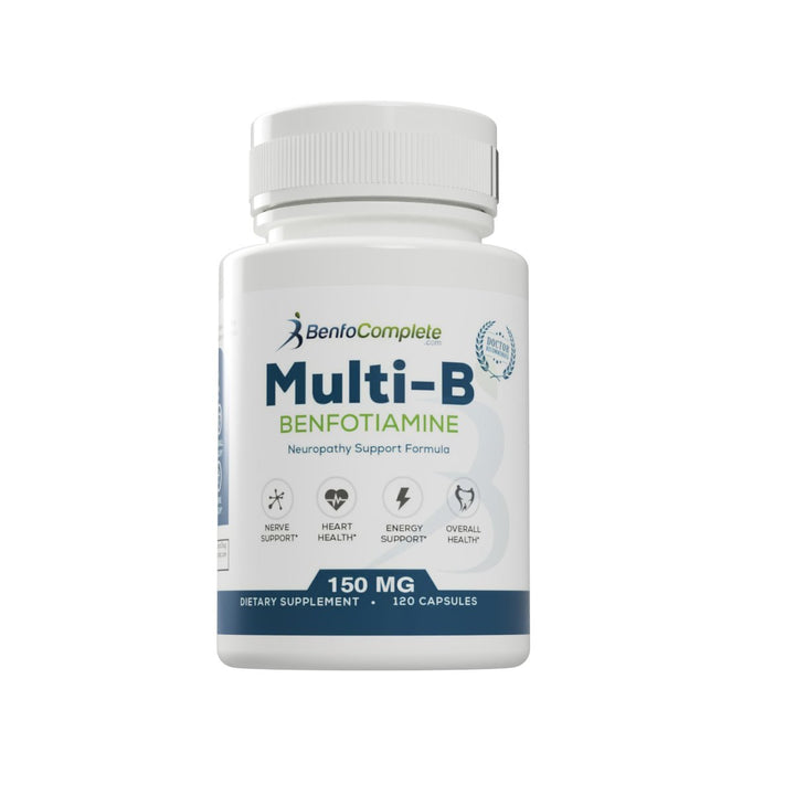 Multi-B Neuropathy Support Formula 150mg 120 Gelatin Capsules - 3 Bottles - BenfoComplete